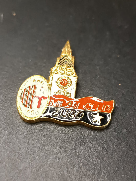 Old Pins Pin Badge Spilla A.C.Milan Club Zugo senza piedino 400