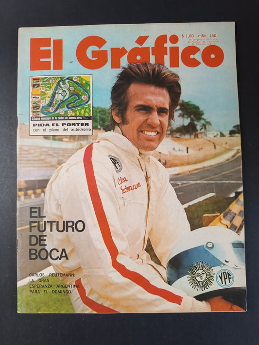 Rivista EL GRAFICO numero 2728 anno 1972 - Reutemann (senza poster)