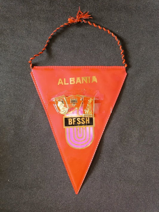 Gagliardetto Pennant Albania BFSSH Vintage