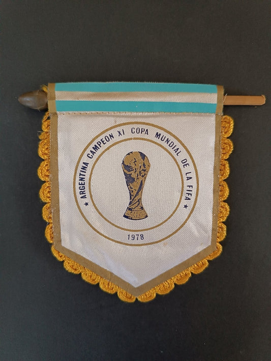 gagliardetto Pennant calcio Argentina Campeon XI coppa Mundial de la Fifa