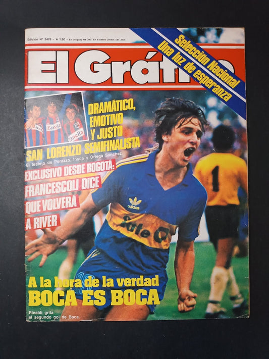 Rivista EL GRAFICO numero 3476 anno 1986 - Rinbaldi