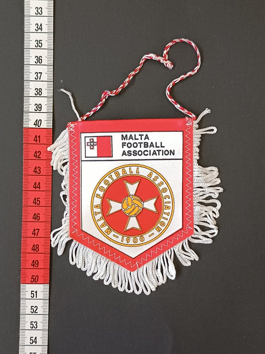 gagliardetto Pennant calcio Malta football association 1900