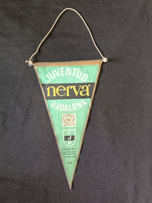 Gagliardetto Pennant Juventud Badalona Spagna Basket 1967 Vintage