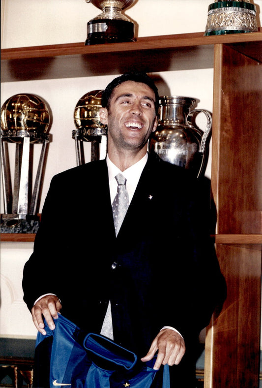 fotografia originale Inter presentazione Hakan Sukur