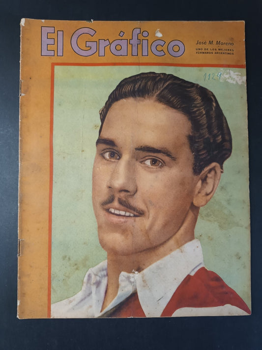 Rivista EL GRAFICO numero 1129  anno 1941 -  Jose Moreno