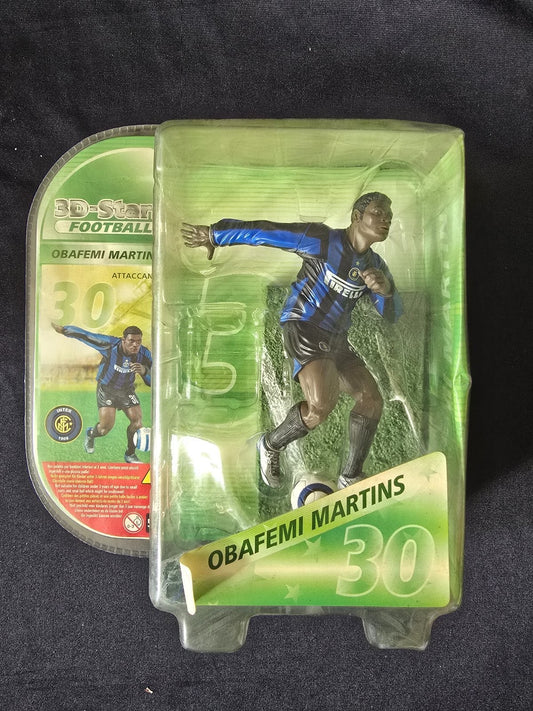 3D Stars Footbaal  Obafemi Martins Fc INTER Action Figure sigillata