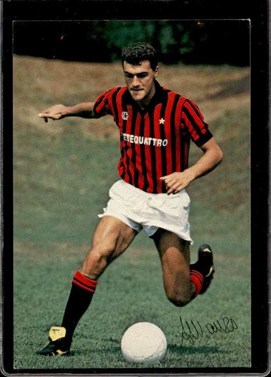 cartolina postcard Calcio Milan Andrea Manzo