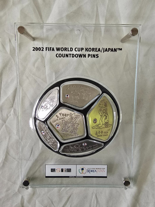 2002 fifa world cup Korea/Japan countdown pins