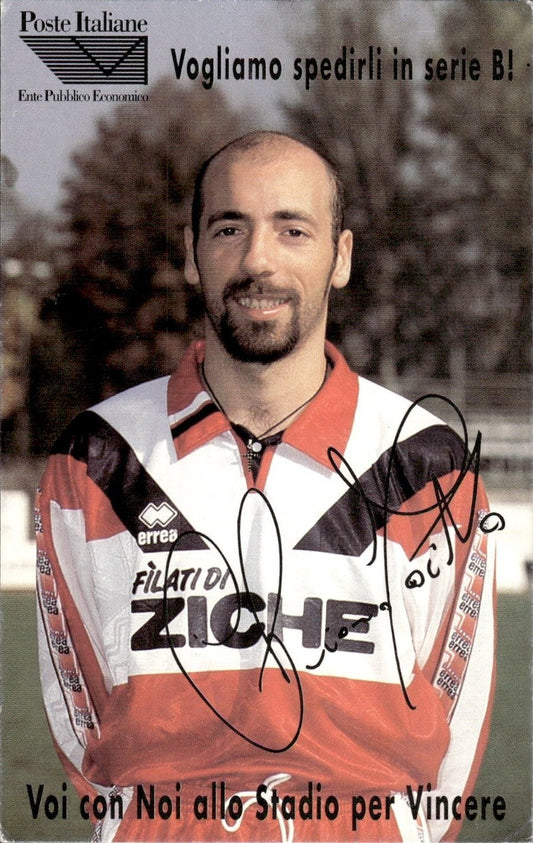 cartolina calciatori autografata in originale Giocatore dell' A.C. Carpi 14