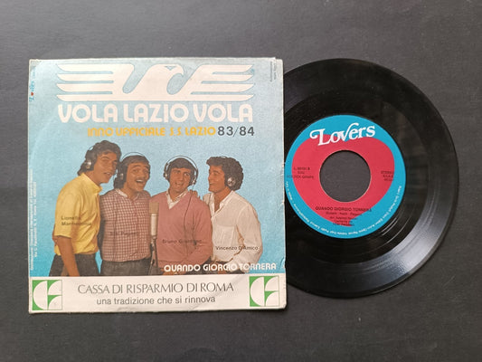Vinile 45 giri VOLA LAZIO VOLA Inno ufficiale Lazio 83/84