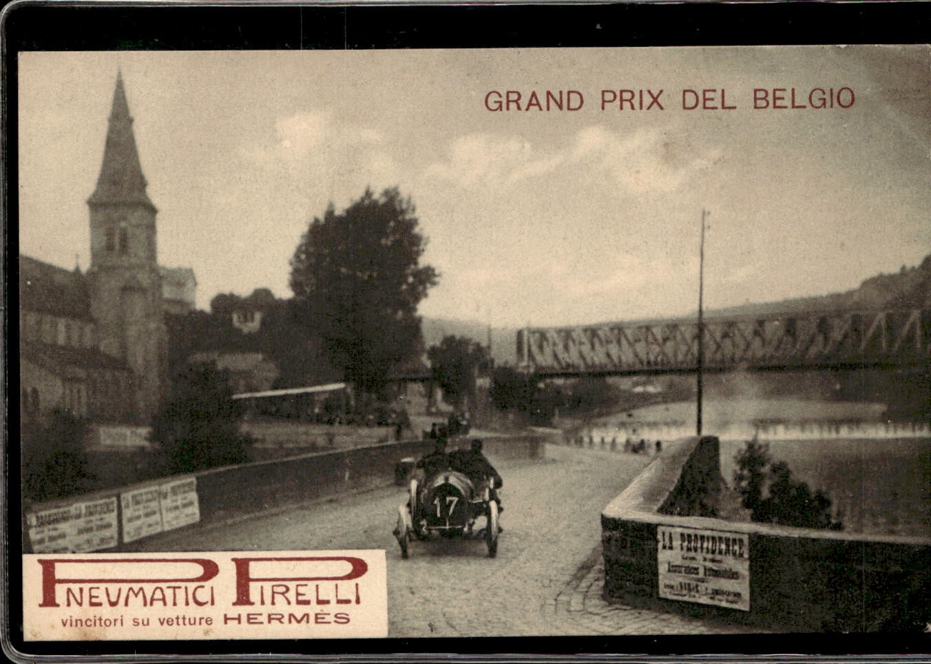 cartolina postcard Automobilismo Grand Prix del Belgio