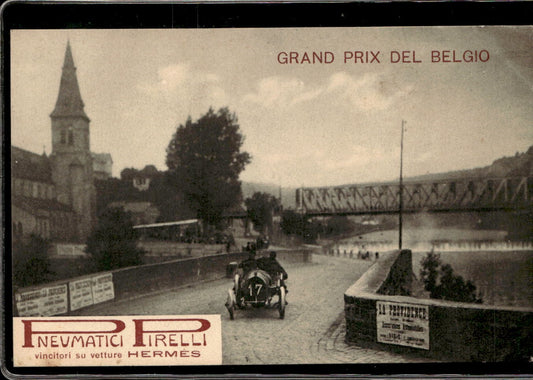 cartolina postcard Automobilismo Grand Prix del Belgio