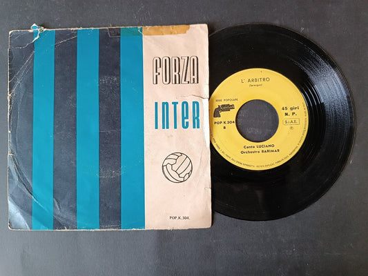 Vinile 45 giri FORZA INTER Luciano/Barimar