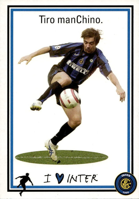 Cartolina calcio calciatore Inter Esteban Mat�as Cambiasso autografo stampato