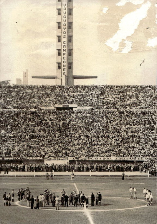 Foto fotografia d'agenzia calciatore squadra calcio Uruguay campione 1948