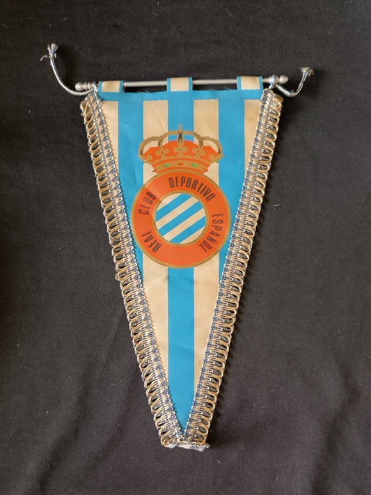 Gagliardetto Pennant Real Club Deportivo Espanyol Spagna Vintage
