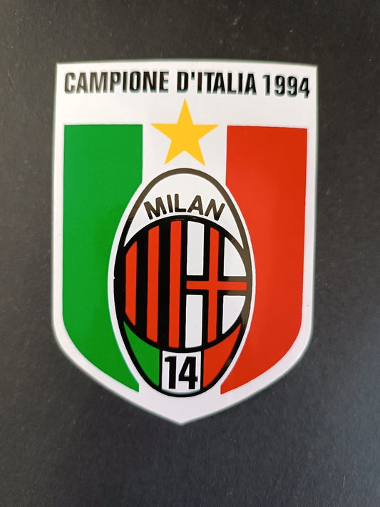 Adesivo MILAN - 14smo Scudetto Campione d'Italia 1994