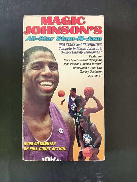 VHS MAGIC JOHNSON'S ALL STAR SLAM-N-JAM