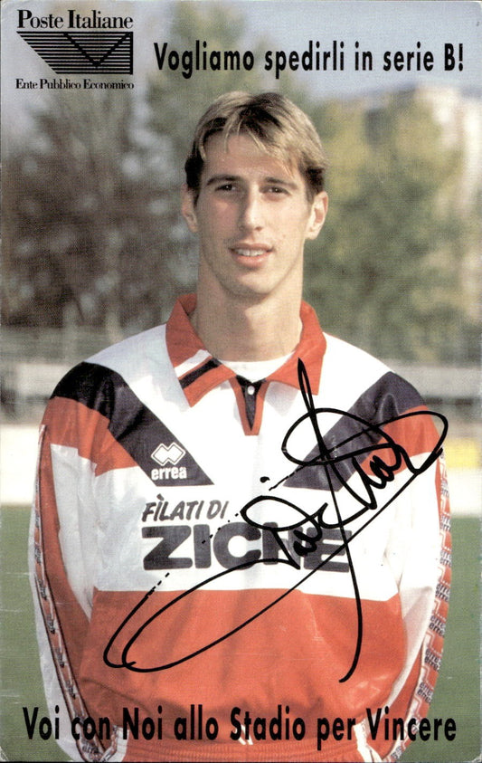 cartolina calciatori autografata in originale Giocatore dell' A.C. Carpi 16