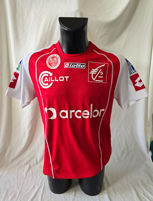 Maglia match worn  Lotto Stade Reims 2006/07  Carl Tourenne 6  tg xl