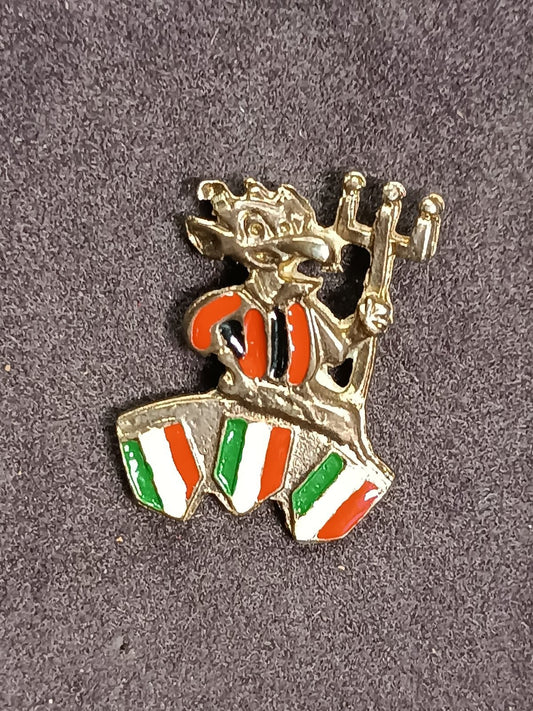 Old Pins Pin Badge Spilla A.C.Milan Diavolo con forcone senza piedino 313