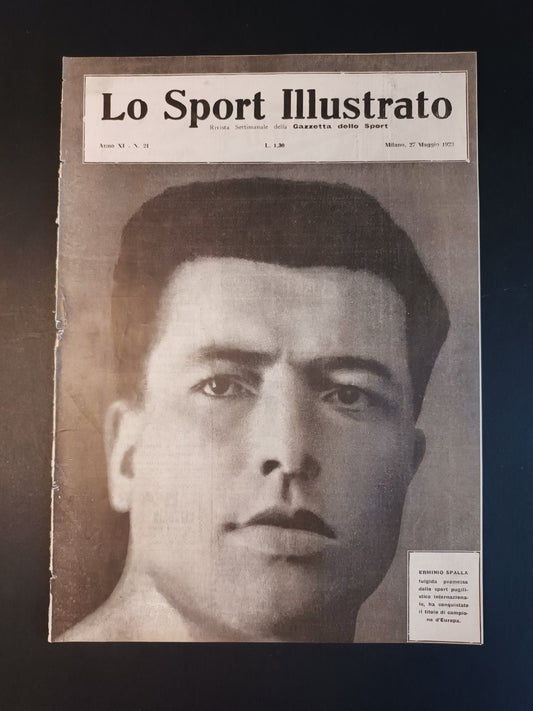 rivista  LO SPORT ILLUSTRATO 1923 n 21