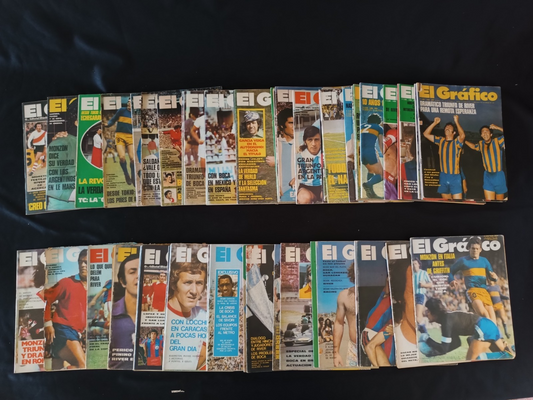 52 riviste annata 1982 El Grafico Maradona