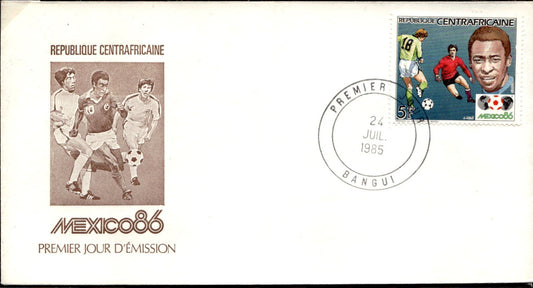 busta primo giorno Republique Centrafricaine 1985