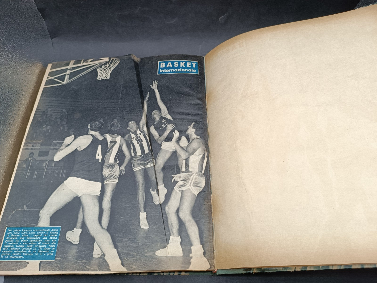 Annata rilegata rivista Calcio e ciclismo illustrato 1966 biancazzurri