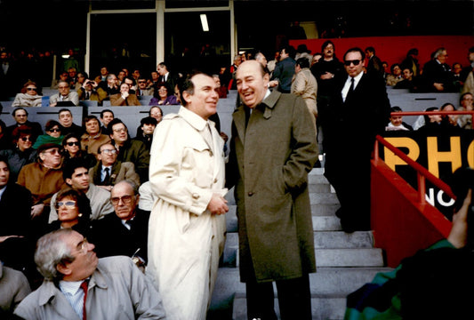 fotografia originale Inter presidente Ernesto PELLEGRINI stadio