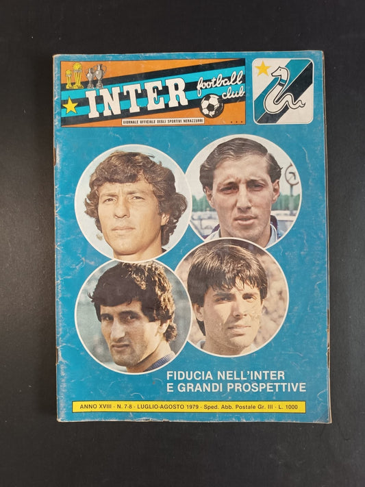 rivista INTER Football club n 7/8 - 1979 -
