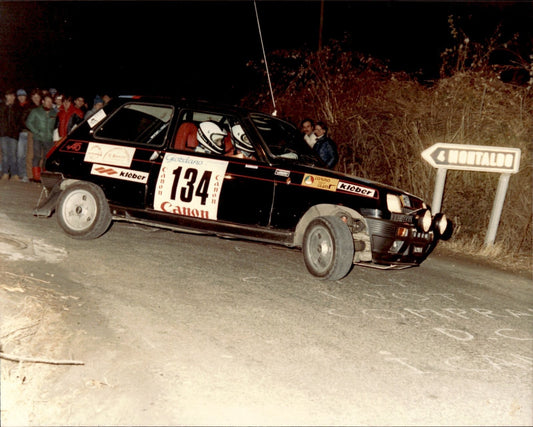 fotografia originale Rally d'epoca Renault 5 Alpine #15