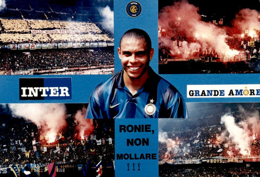 fotocollage Inter Ronaldo Lu�s Naz�rio de Lima Il FENOMENO inter
