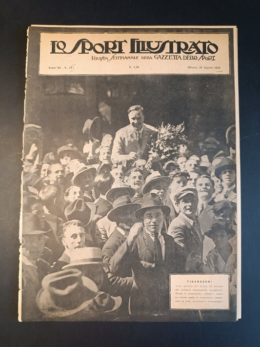 rivista  LO SPORT ILLUSTRATO 1923 n 33
