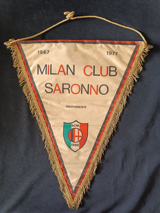 Gagliardetto Pennant 1977 Milan Club Saronno