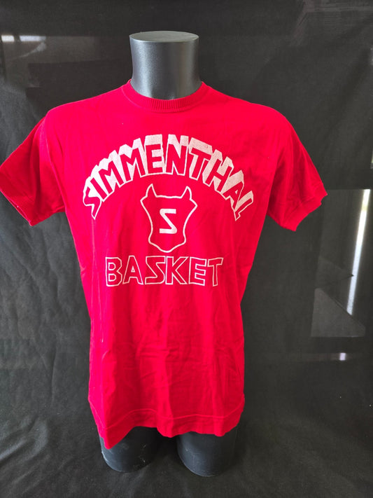 TSHIRT SIMMENTHAL Olimpia Basket Milano originale dell'epoca (vers B)