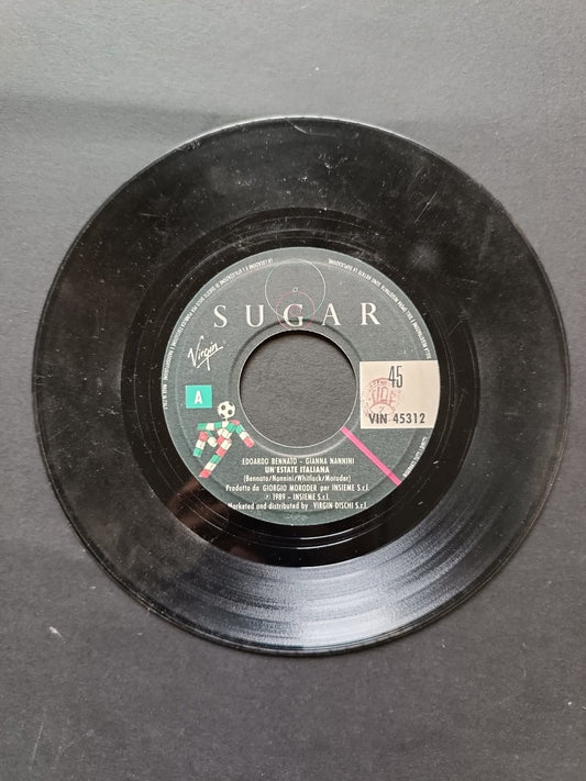 Vinile 45 giri UN'ESTATE ITALIANA Bennato/Nannini