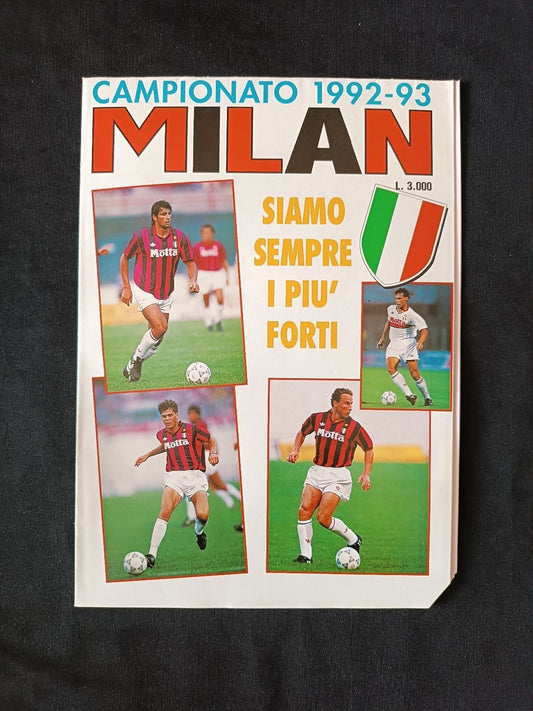 poster MILAN CAMPIONATO 1992-93 (100x70 cm)