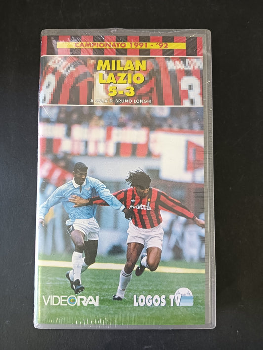 VHS CAMPIONATO 1991-92 MILAN-LAZIO 5-3 Logos Tv