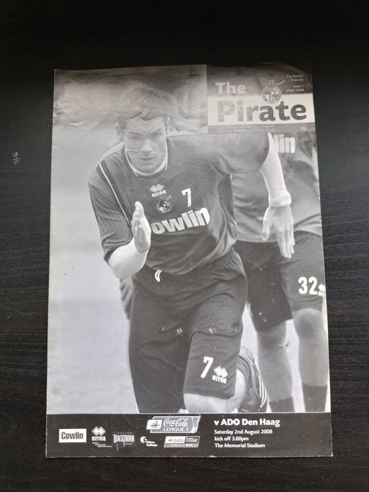 programma calcio Bristol V Ado Den Haag 2nd 2008