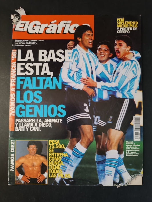 Rivista EL GRAFICO numero 4059  anno 1997 - Crespo (senza poster)