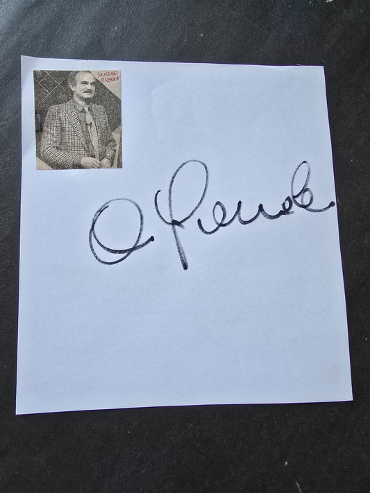 Autografo autograph originale su foglietto  Sandro Mazzola