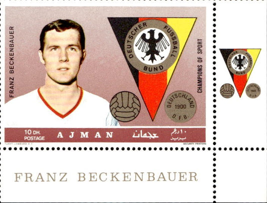 Francobollo Franz Beckenbauer
