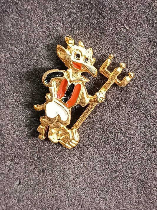 Old Pins Pin Badge Spilla A.C.Milan Diavolo con forcone senza piedino 312