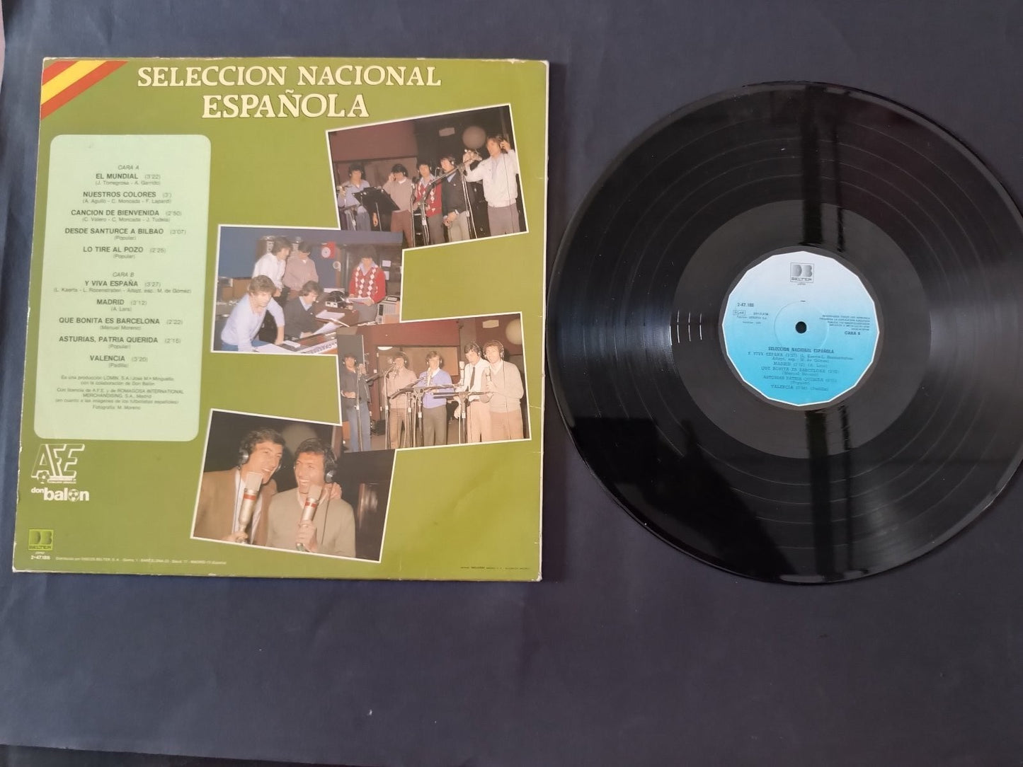 Disco Seleccion Nacional Espa�ola El Mundial Cancion de Bienvenida 82