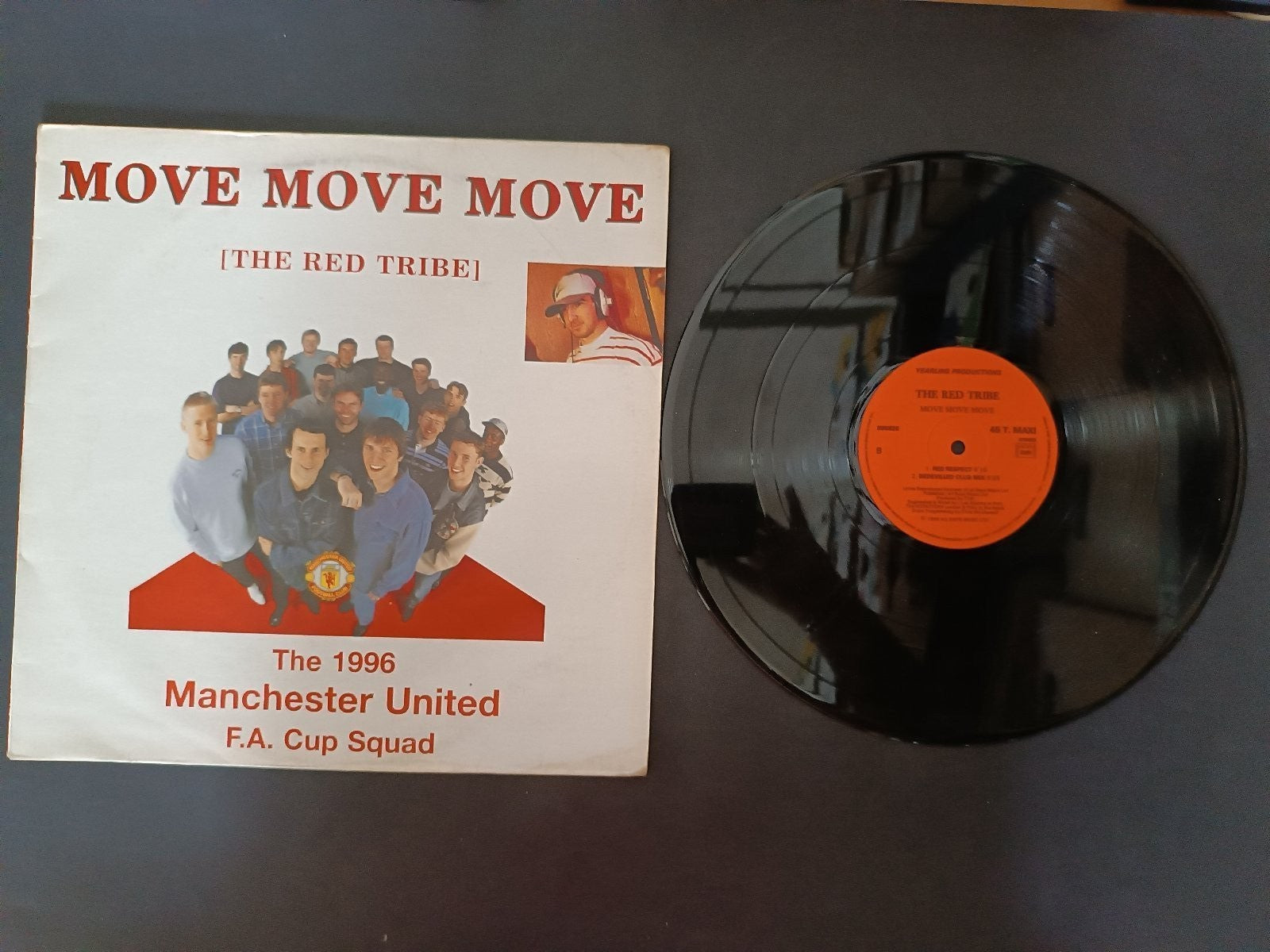 Disco MOVE MOVE MOVE The Red Tribe Manchester United F.A. Cup 1997