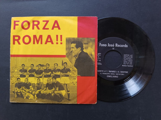 Vinile 45 giri FORZA ROMA!!