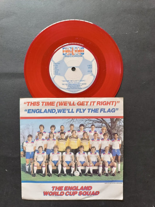 Vinile 45 giri THIS TIME WE'LL GET IT RIGHT eNGLAND -RED