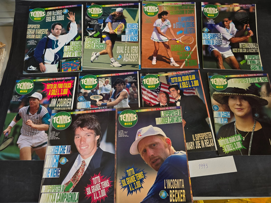 Riviste Tennis OGGI annata completa 1993 senza gadget o poster 10 numeri
