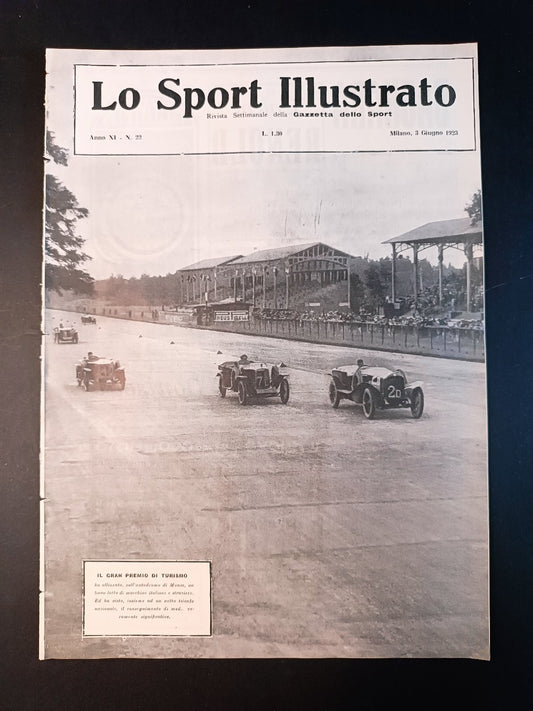 rivista  LO SPORT ILLUSTRATO 1923 n 22
